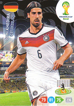 Sami Khedira Germany Panini 2014 World Cup #110